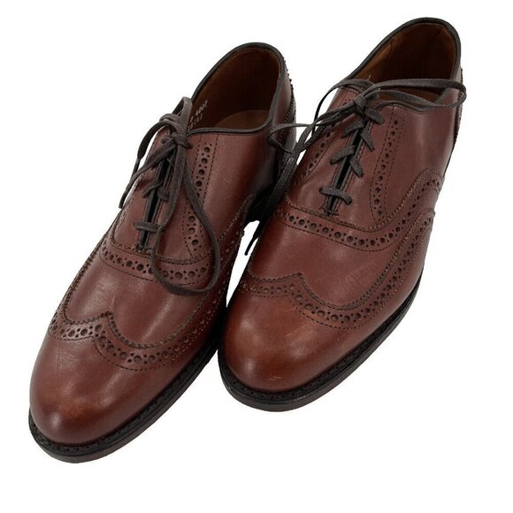 Wolverine Wickham 1000 Mile Wingtip Oxford Dress Shoes Brown Men Size 8D - Picture 2 of 11